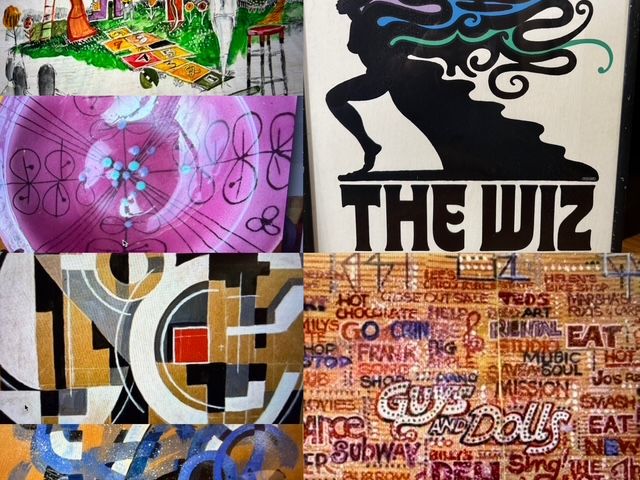 The wiz, Guys and Dolls — SET DESIGN • SET PAINTING by estate sales